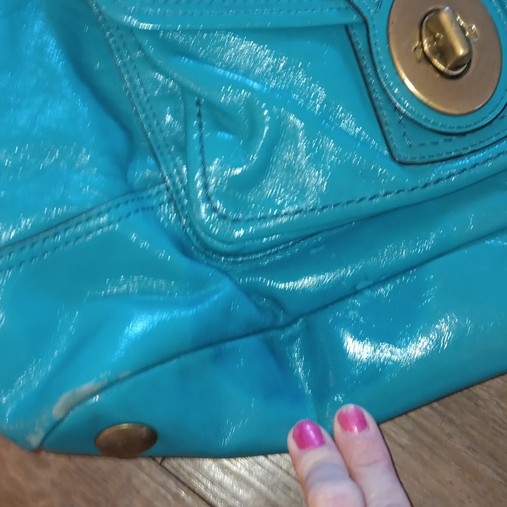 Coach Y2k Luci Dome Legacy Turquoise Satchel - Picture 13 of 16